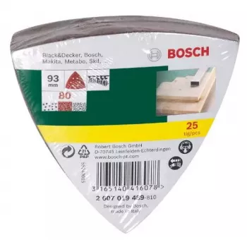 Bosch 2 607 019 489 hiomatarvikkeet 25 kpl