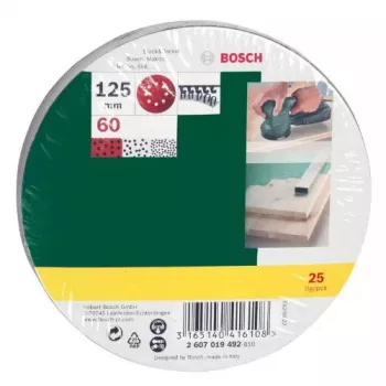Bosch 2 607 019 492 hiomatarvikkeet, 25 kpl