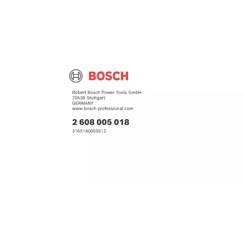 Bosch 2 608 005 018 sirkkelin tarvike