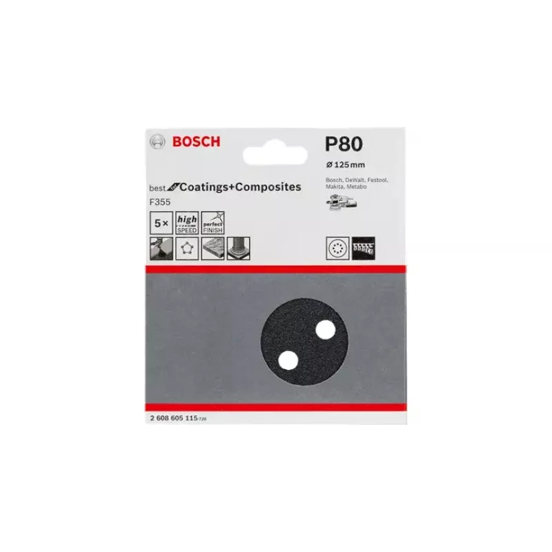 Hiomalaikat Bosch F355 Best for Coatings and Composites