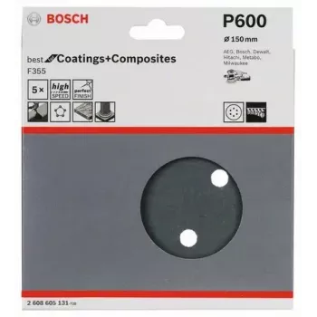Bosch F355 -hiomapaperi 5 kpl 2608605131