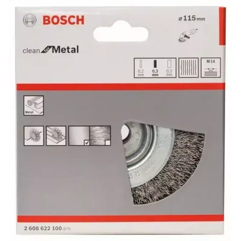 Teräsharja Bosch 2 608 622 100 11,5 cm varren halkaisija 1,4 cm