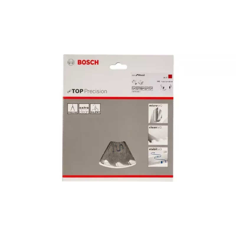 Pyörösahanterä Bosch Best for Wood 16,5 cm