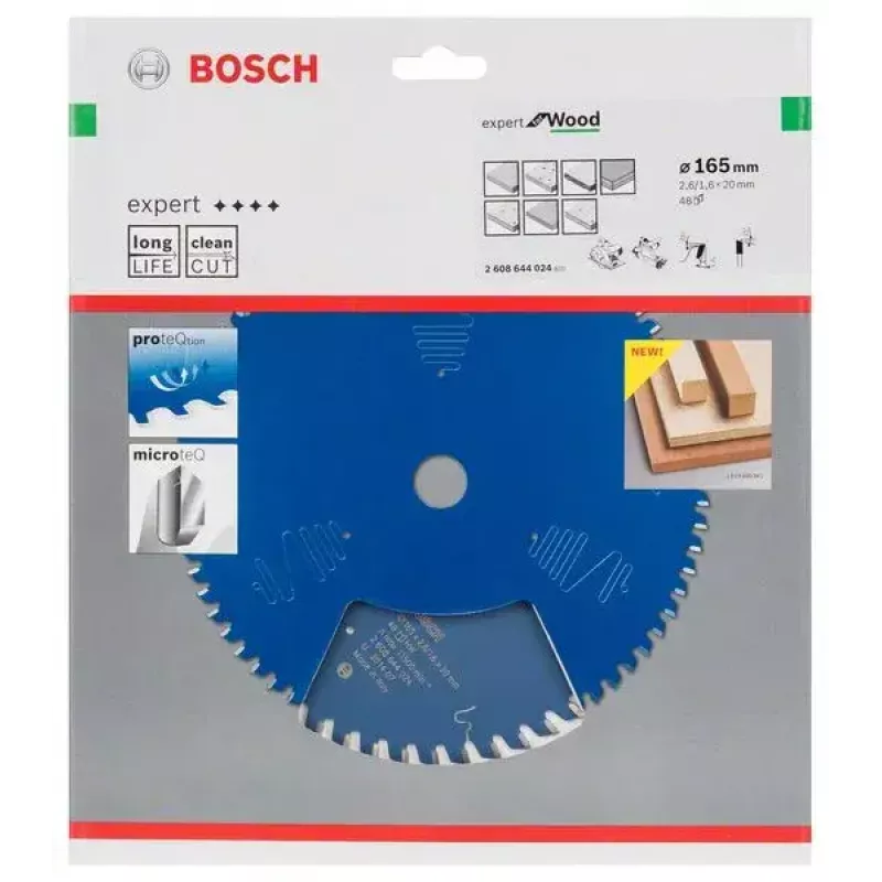 Pyörösahanterä Bosch 2608644024 16,5 cm 1 kpl