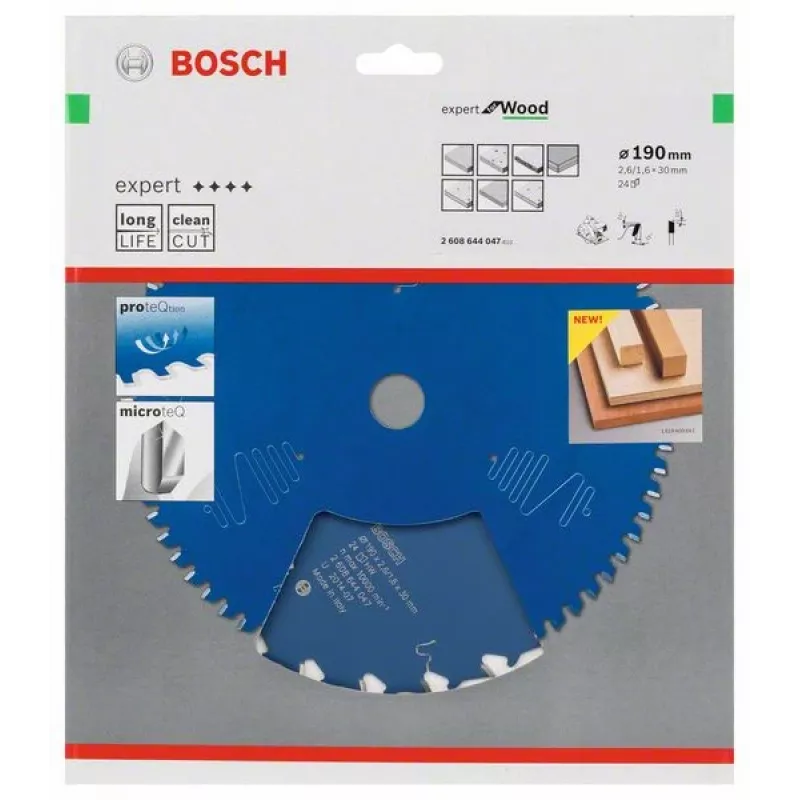 Bosch 2 608 644 047 pyörösahanterä 19 cm 1 kpl