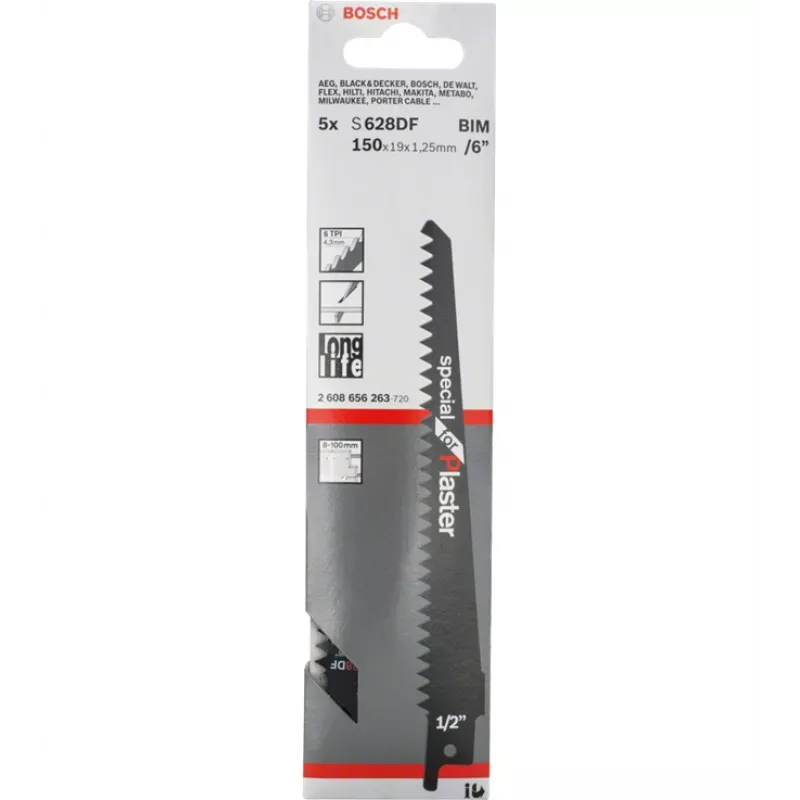 Bosch 2608656263 puukkosahanterä bimetal 5 kpl