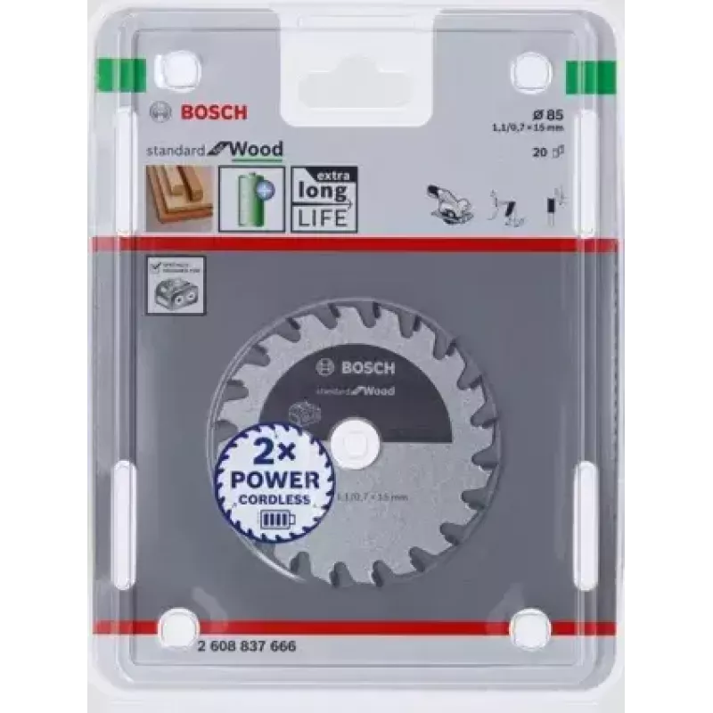 Bosch 2 608 837 666 sirkkelinterä 8,5 cm 1 kpl