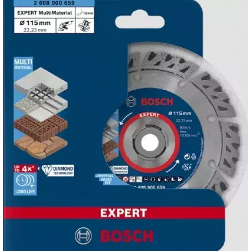 Katkaisulaikka Bosch 2 608 900 659 11,5 cm tiilelle, betonille