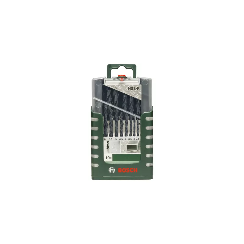 Bosch 2609255131 HSS-R metalliporanteräsarja 19 kpl, DIN 338