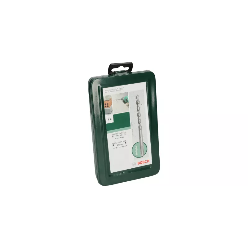Bosch SDS-plus Iskuporanteräsarja, 7 kpl, 5-12 mm, 2609255543