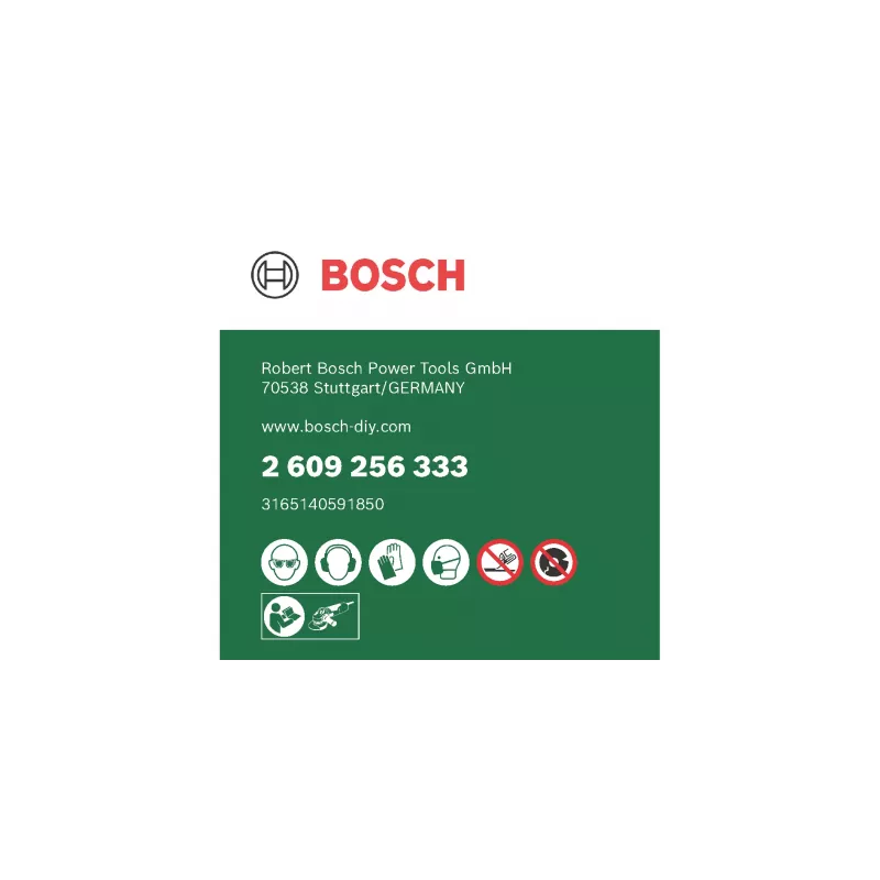 Bosch 2 609 256 333 kulmahiomakoneen lisävaruste katkaisulaikka