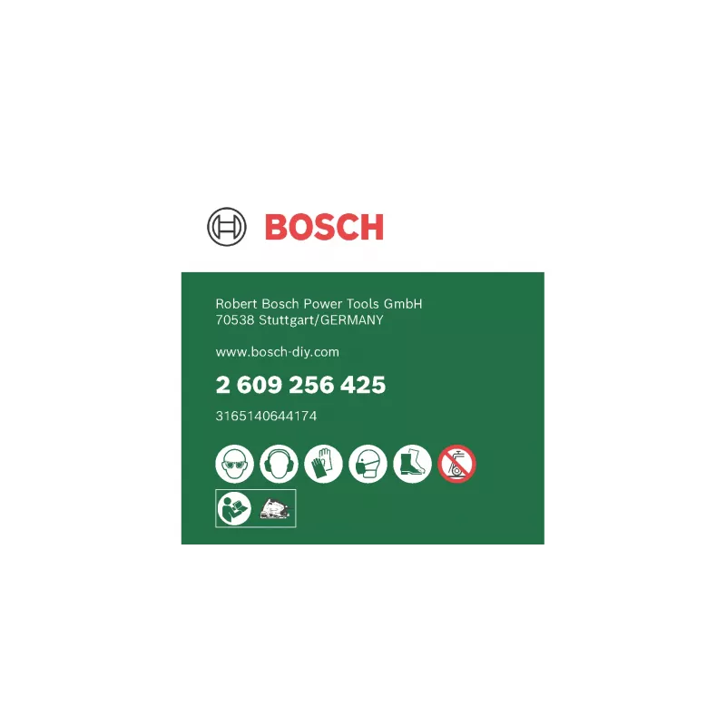 Bosch 2 609 256 425 sirkkelinterä 6,5 cm 1 kpl