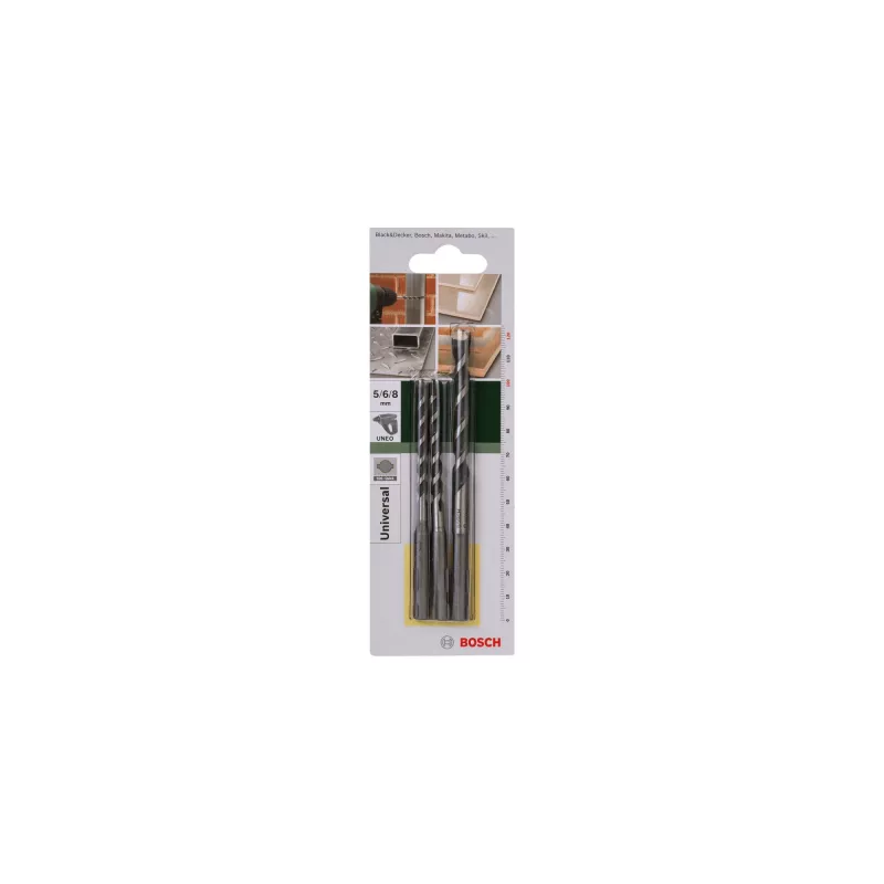Bosch SDS-Quick yleisporanteräsarja, 3 kpl