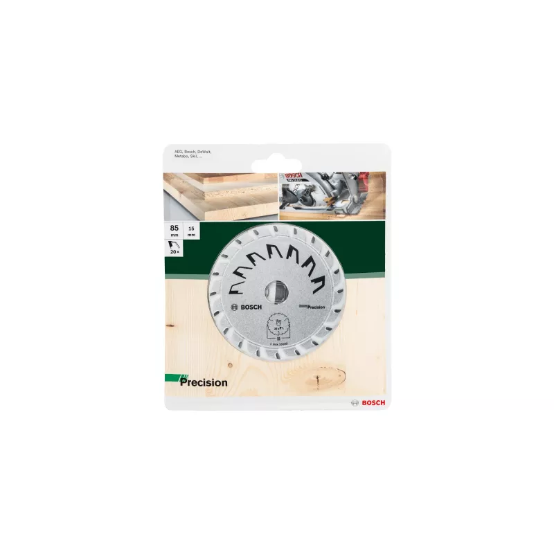 Sirkkelinterä Bosch 85 x 15 mm 2609256D81 puun leikkaukseen