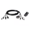 ATEN HDMI - DVI-D USB USB KVM -kaapeli äänellä; 1,8 m USB HDMI - DVI-D Secure KVM