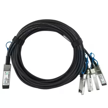 BlueOptics InfiniBand/kuitu-kaapeli 5 m QSFP28 4xSFP28 musta