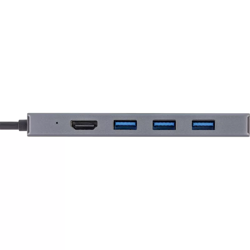 InLine USB 3.2 USB-C -monikeskitin (3x USB-A + USB-C) - kortinlukija - HDMI - OTG