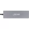 InLine USB 3.2 USB-C -monikeskitin (3x USB-A + USB-C) - kortinlukija - HDMI - OTG
