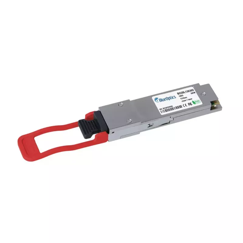 Kuitu-lähetin-vastaanotinmoduuli BlueOptics 3HE11239AA-BO QSFP28 LC alumiini
