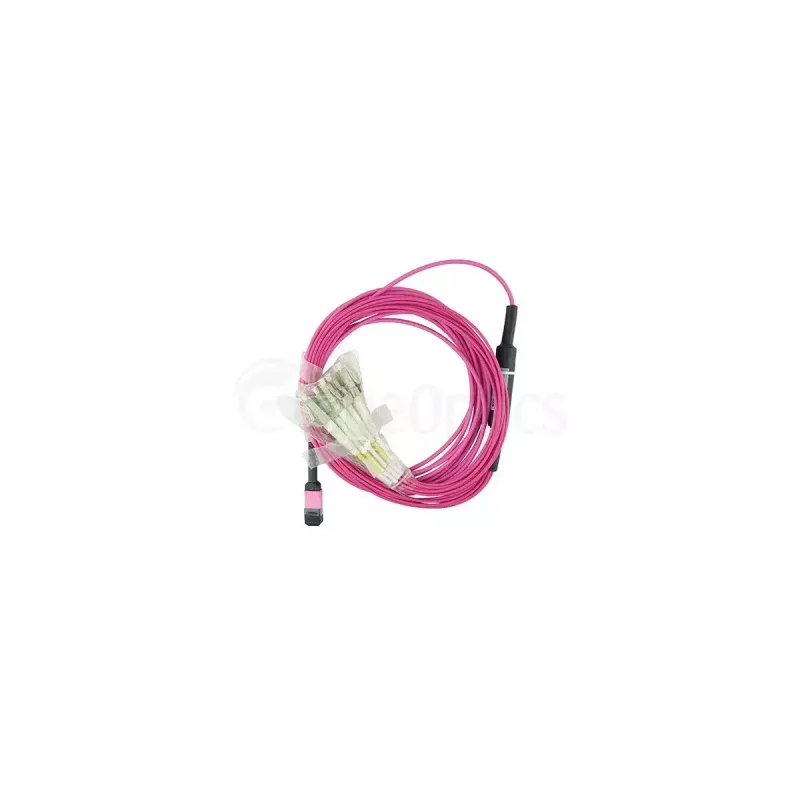 BlueOptics 3HE13896AA-5-BO MPO–4x LC Duplex Breakout-patch-kaapeli, OM4 50/125 µm, LC/UPC, 5 m