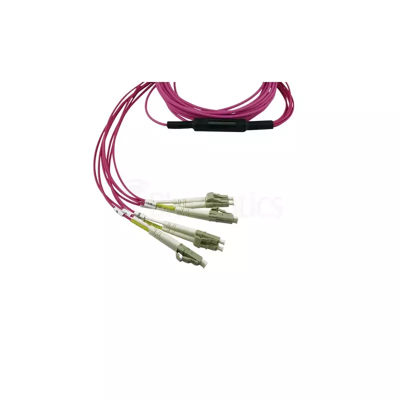 BlueOptics 3HE13896AA-5-BO MPO–4x LC Duplex Breakout-patch-kaapeli, OM4 50/125 µm, LC/UPC, 5 m