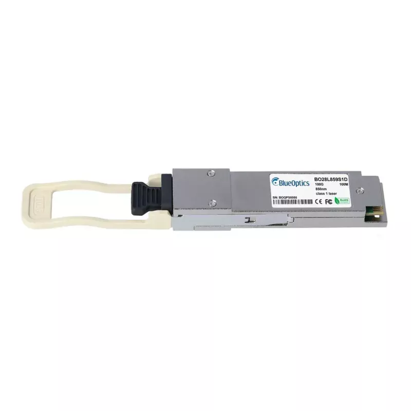 Kuitulähetin-vastaanotinmoduuli BlueOptics 407-BBWQ-BO QSFP28 100000 Mbit/s