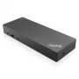 Lenovo ThinkPad Hybrid USB-C ja USB-A -telakka johdollinen USB 3.2 Gen 2 (3.1 Gen 2) Type-C musta