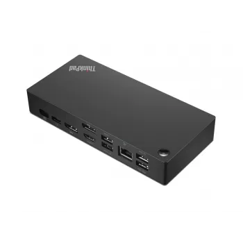 Lenovo ThinkPad Universal USB-C johdollinen USB 3.2 Gen 1 (3.1 Gen 1) Type-C musta
