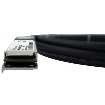 InfiniBand-/kuituoptinen kaapeli BlueOptics 470-ABPY 1 m QSFP28 musta