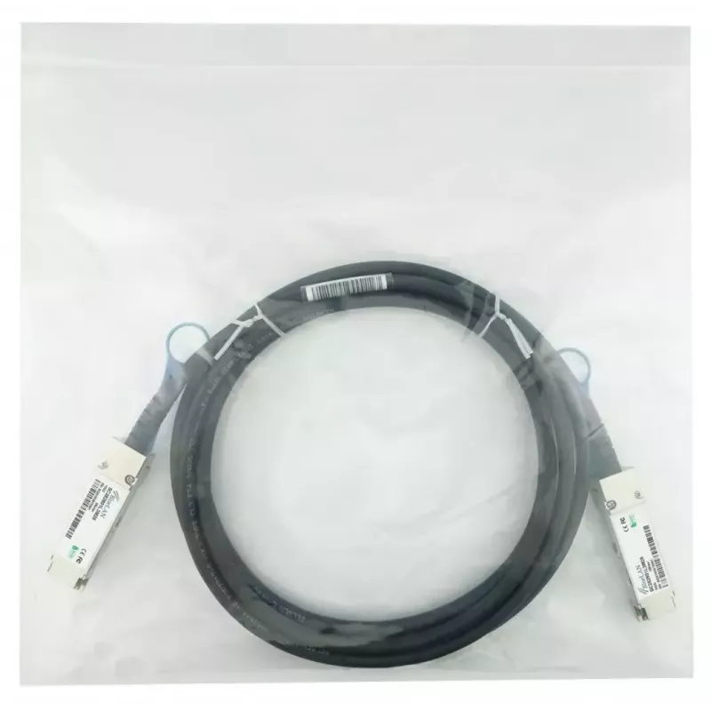 InfiniBand-/kuituoptinen kaapeli BlueOptics 470-ABPY 1 m QSFP28 musta