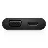 USB-C-keskitin DELL USB-C - HDMI / VGA / Ethernet / USB 3.0 musta