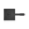USB-C-keskitin DELL USB-C - HDMI / VGA / Ethernet / USB 3.0 musta