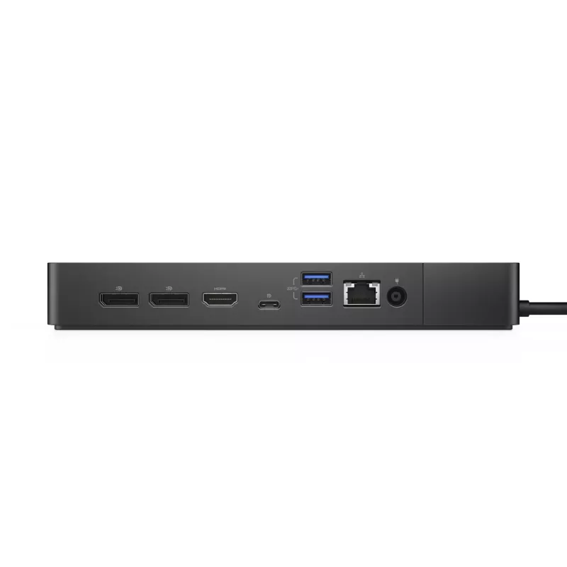 DELL WD19S-180W (ilman virtalähdettä) langallinen USB 3.2 Gen 2 (3.1 Gen 2) Type-C musta