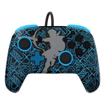 PDP Nintendo Switch Sheikah Shoot REMATCH GLOW -ohjain, peliohjain, Nintendo Switch, Nintendo Switch Lite, Nintendo Switch OLED, D-pad, Home-painike, analoginen / digitaalinen, johdollinen, USB