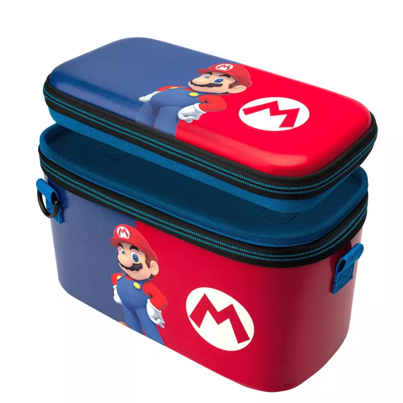 Kovakuorinen kotelo PDP Overnight Power Pose Mario Nintendolle — monivärinen