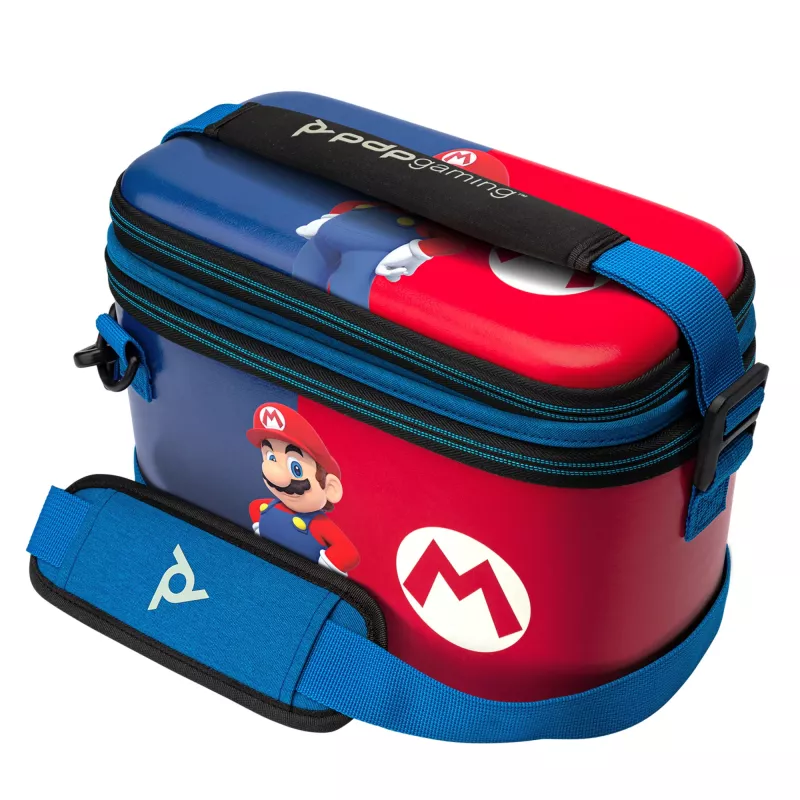 Kovakuorinen kotelo PDP Overnight Power Pose Mario Nintendolle — monivärinen
