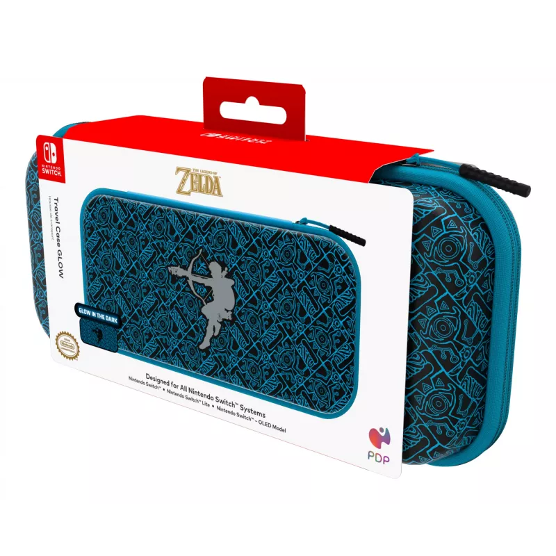 PDP Travel Case GLOW: Sheikah Shoot, Nintendo Switchille, Nintendo Switch Lite, Nintendo Switch – OLED-malli