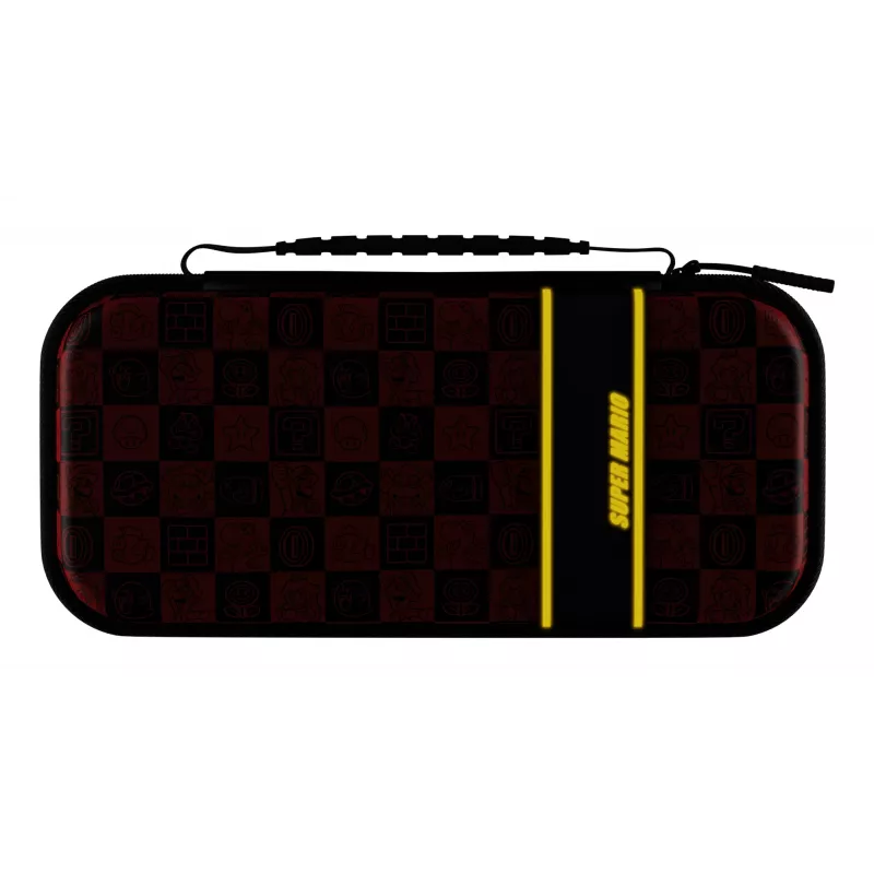 PDP Travel Case Plus GLOW: Super Icon, Nintendo Switchille, Nintendo Switch Lite, Nintendo Switch – OLED-malli