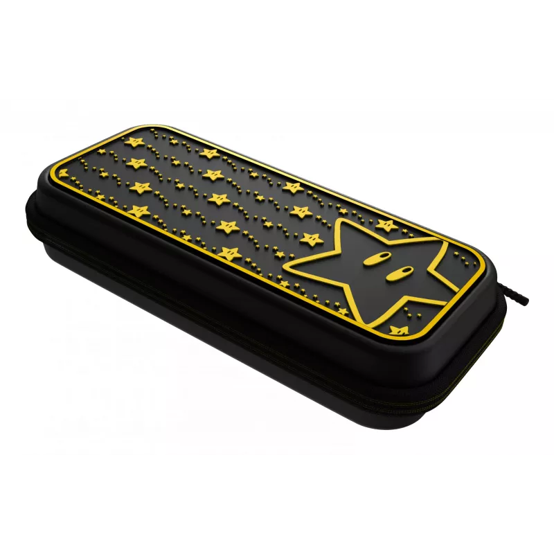 PDP Travel Case Plus GLOW: Super Star, Nintendo Switchille, Nintendo Switch Lite, Nintendo Switch - OLED-malli