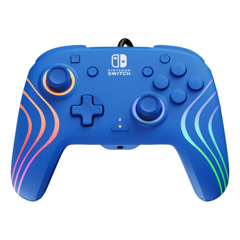 PDP Afterglow Wave sininen USB-peliohjain analoginen/digitaalinen Nintendo Switch, Nintendo Switch OLED
