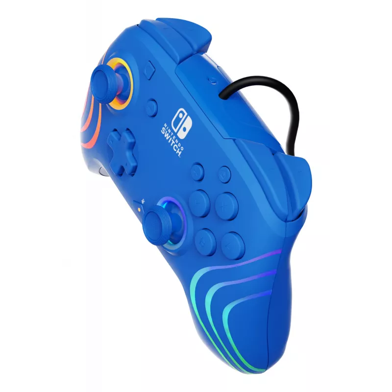PDP Afterglow Wave sininen USB-peliohjain analoginen/digitaalinen Nintendo Switch, Nintendo Switch OLED
