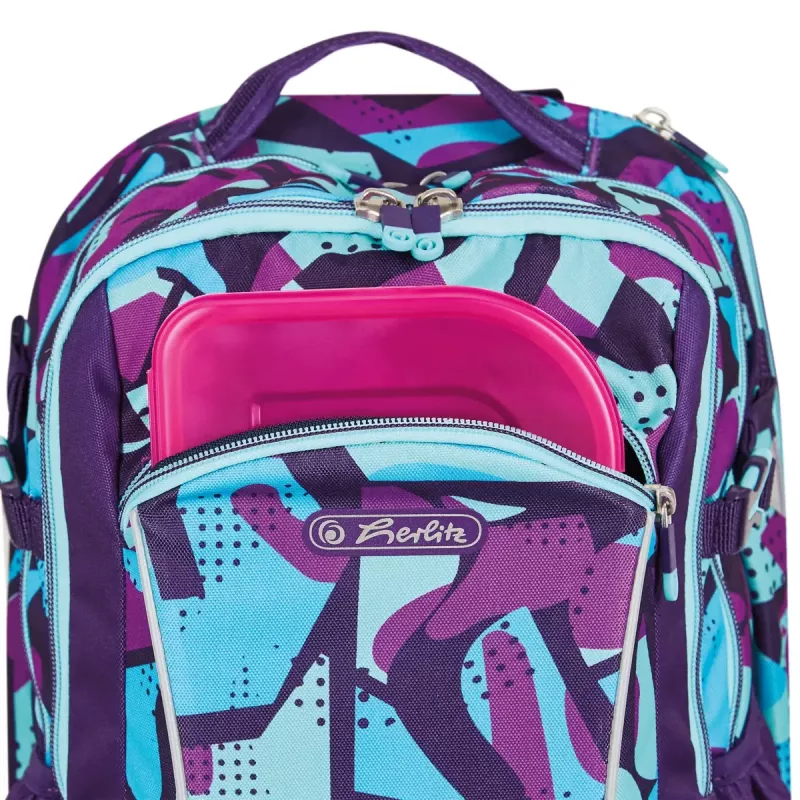 Koulureppu Herlitz Ultimate CamoPurple