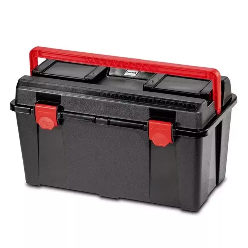 Työkalulaatikko Parat 5812000391 polypropeeni musta punainen 480x255x260 mm
