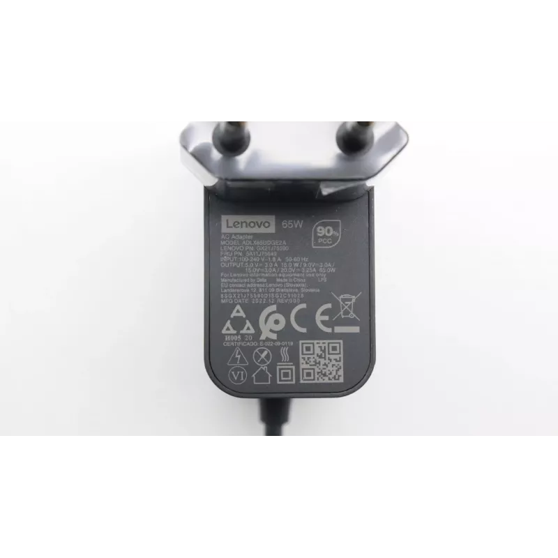 Lenovo 5A11J75649 verkkolaite sisäkäyttöön 65 W musta