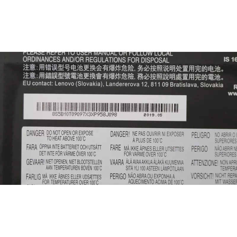 Akku Lenovo 52,5 Wh Li-Polymer 5B10T09097 yhteensopiviin kannettaviin