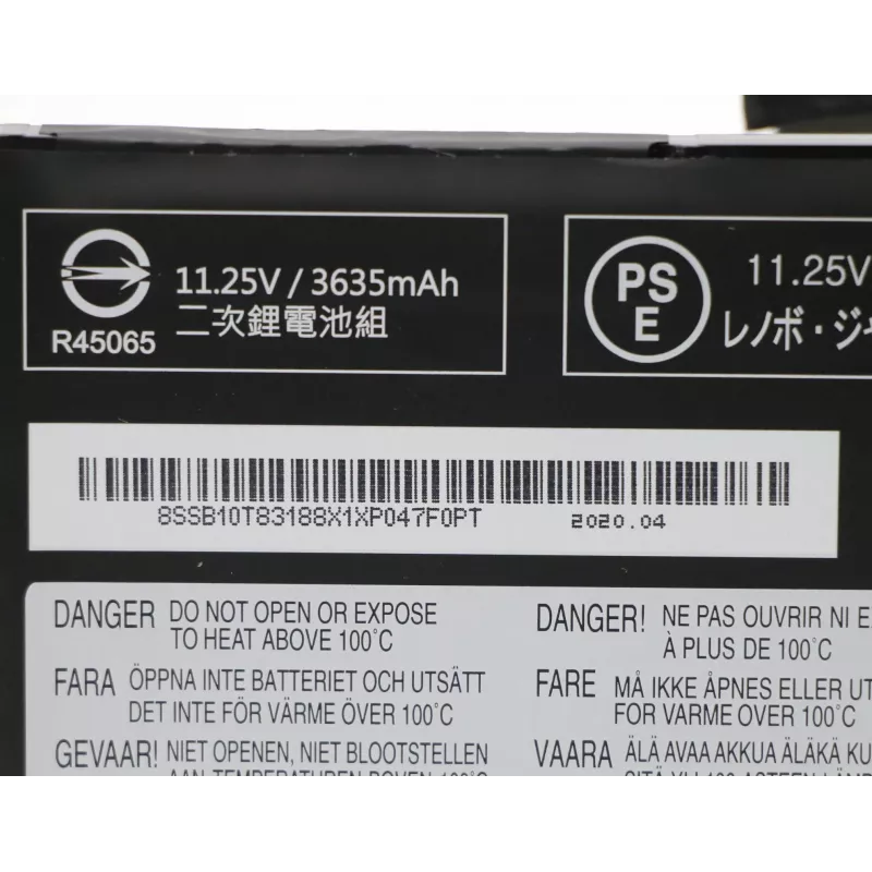 Sisäinen kannettava-akku Lenovo 3 kennoa 42 Wh Li-Ion malli 5B10W13945