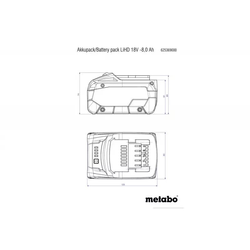 Laturi Metabo 625549000 Universal AC