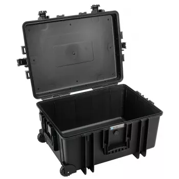 Salkku B&W Cases 6800/B polypropeeni musta 8,8 kg