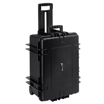 Salkku B&W Cases 6800/B polypropeeni musta 8,8 kg