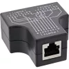 InLine Cat.5e STP T-adapteri RJ45-liitäntä 2x RJ45-liitäntä musta